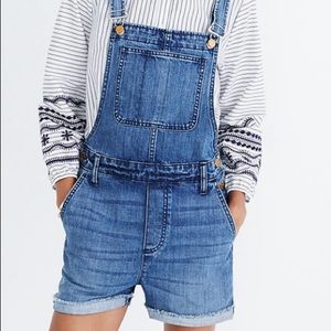 Madewell Short Overalls